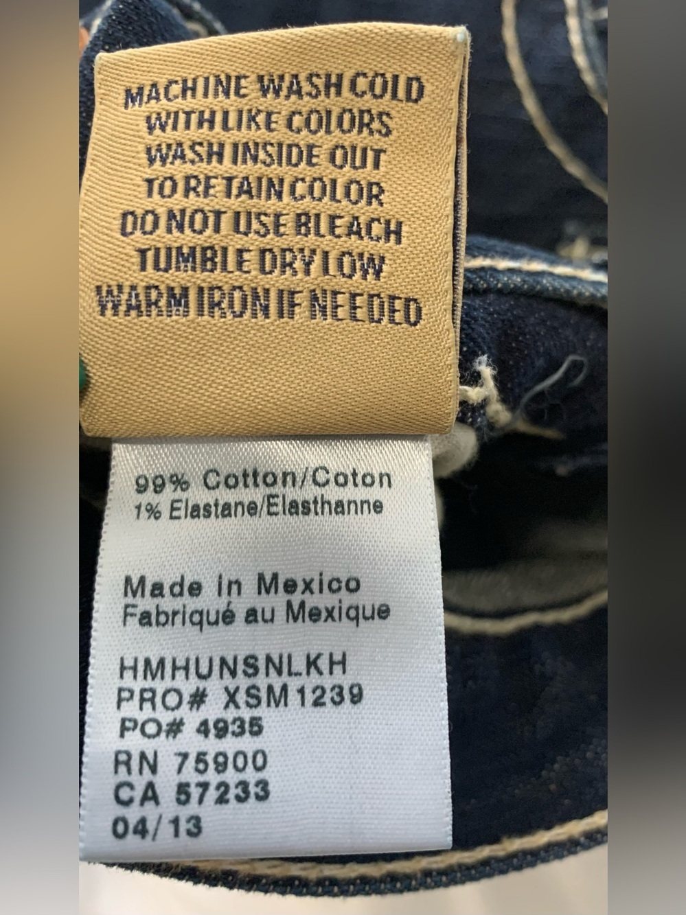 New Big Star Straight Leg jeans Size 29S - Picture 8 of 8